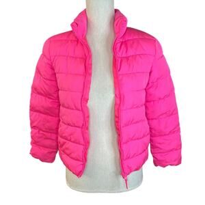 Children’s place pink puffer jacket outerwear winter snow lightweight casual